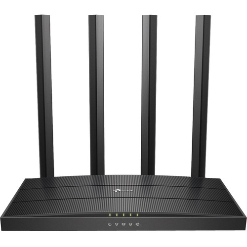 TP-Link Archer A6 Wi-Fi 5 IEEE 802.11ac Ethernet Wireless Router - Dual Band - 2.40 GHz ISM Band - 5 GHz UNII Band - 4 x Antenna(4 x External) - 150 MB/s Wireless Speed - 4 x Network Port - 1 x Broadband Port - Gigabit Ethernet - VPN Supported - Desktop