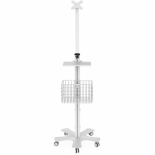 CTA Digital Medical Floor Stand with VESA Plate - 9.53 kg Load Capacity - 53.90" (1369.06 mm) Height x 18.40" (467.36 mm) Width x 18.70" (474.98 mm) Depth - Floor - Metal