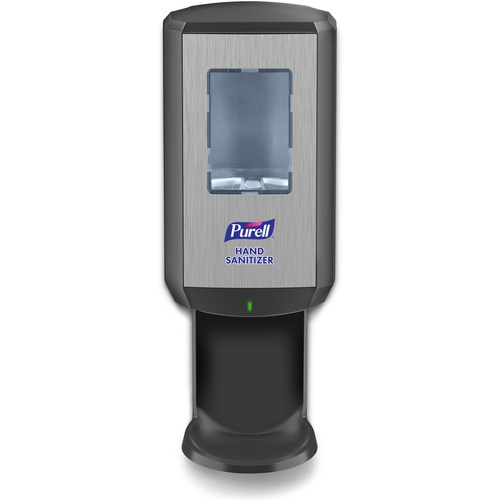 PURELL® CS6 Hand Sanitizer Dispenser - Automatic - 1.27 quart Capacity - Support 4 x C Battery - Wall Mountable, Refillable, Site Window, Locking Mechanism, Touch-free - Graphite - 1 / Carton