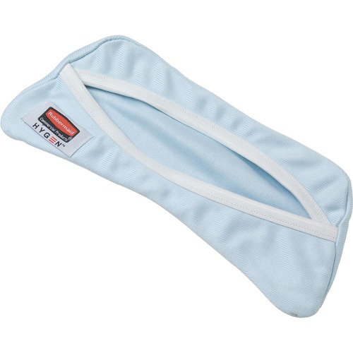 Rubbermaid Commercial HYGEN Flexi-Frame Glass Cover - 5.9" Width x 8.9" Length - Nylon, Polyester, MicroFiber - Blue - 1 Each