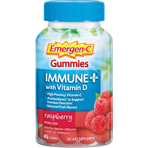 Picture of Emergen-C Immune+ Raspberry Gummies