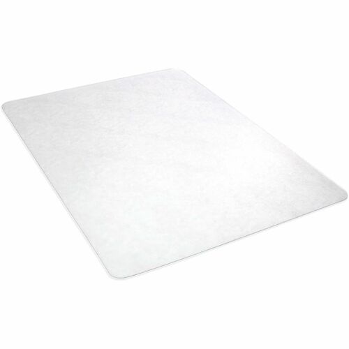 Realspace® EconoMat Chair Mats for Hard Floors, Rectangular,36" x 48" , Clear, Pack Of 50 Chair Mats - Hard Floor - 48" Length x 36" Width x 0.063" Depth x 0.060" Thickness - Rectangular - Synthetic Fiber, Vinyl - Clear - 50 / Pack