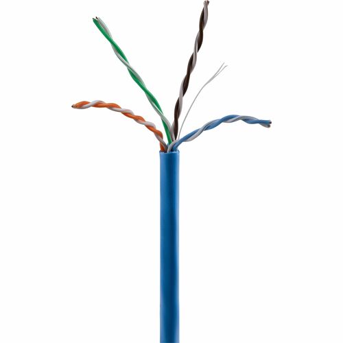 Ativa Cat5e Non-Terminated Bulk Ethernet Networking Cable, Pull Box, 500ft., Blue, 54779 - 500 ft Category 5e Network Cable for Network Device - Blue - 1