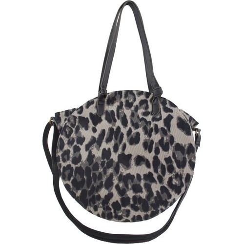 Office Depot® Brand Tambie Polyester Tote With Crossbody Strap, 12-1/2"H x 3-3/4"W x 3-3/4"D, Gray - Polyester Body - Handle - 12.5" Height x 3.8" Width x 3.8" Depth - 1 Each