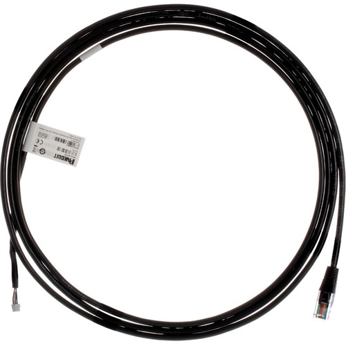 Panduit Security Handle to Panduit G5 iPDU Harness - 8.08 ft JST/RJ-45 Network Cable for Network Device, Security Device, Power Distribution Unit - First End: 1 x RJ-45 Network - Male - Second End: 1 x JST - Male - Black - 1