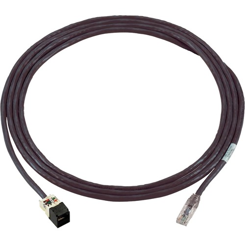 Panduit RJ-45 Patch Network Cable - 11 ft RJ-45 Network Cable for Network Device - First End: 1 x RJ-45 Network - Male - Second End: 1 x RJ-45 Network - Female - Patch Cable - Black - 1