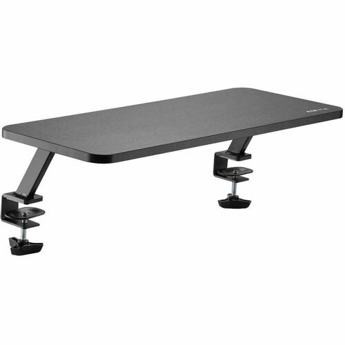 Tripp Lite Safe-IT Clamp-On Monitor Riser - Antimicrobial Protection, 25.6 in. (65 cm) - Clamp Mount for Monitor, HDTV, Notebook, Mobile Printer, Workstation - Black - 44 lb Load Capacity