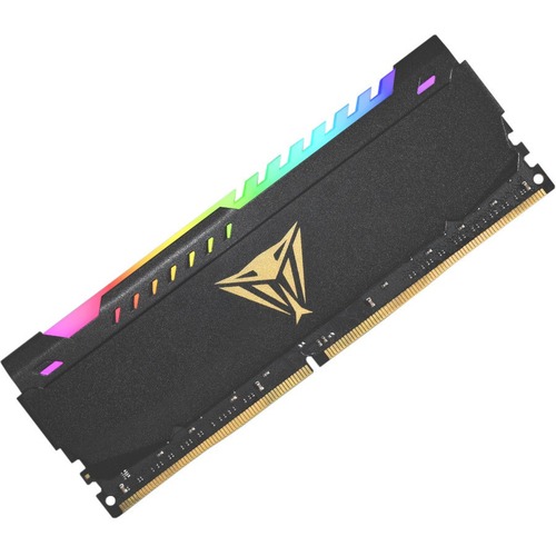 Patriot Memory Viper Steel RGB 16GB DDR4 SDRAM Memory Module - For Computer, Motherboard - 16 GB (1 x 16GB) - DDR4-3600/PC4-28800 DDR4 SDRAM - 3600 MHz - CL20 - 1.35 V - Retail - Non-ECC - Unbuffered - 288-pin - DIMM - Lifetime Warranty