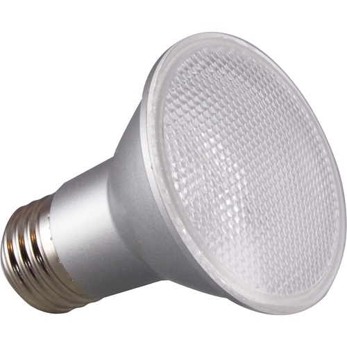 Satco 6.5W PAR 20 LED Bulb - 6.50 W - 50 W Incandescent Equivalent Wattage - 120 V AC - 520 lm - Parabolic Reflector - PAR20 Size - Clear - Warm White Light Color - E26 Base - 25000 Hour - 4940.3°F (2726.8°C) Color Temperature - 90 CRI - 40° B