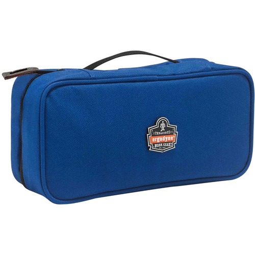 Ergodyne Arsenal 5875 Carrying Case Tools, Accessories, ID Card, Business Card, Label - Blue - Water Resistant - 600D Polyester Body - 3.5" Height x 4.5" Width x 10" Depth - Large Size - 1 Each