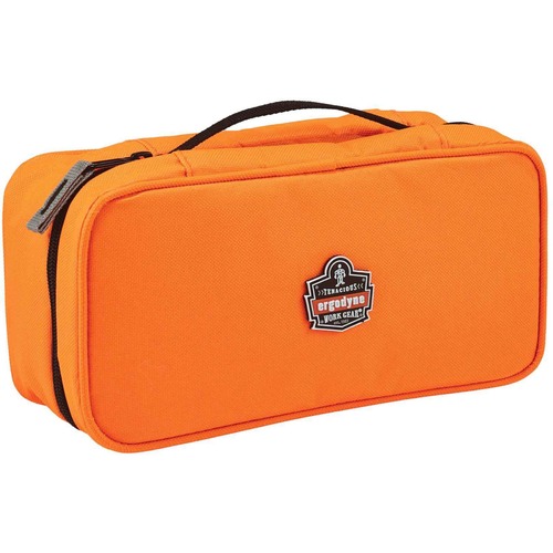 Ergodyne Arsenal 5875 Carrying Case Tools, Accessories, ID Card, Business Card, Label - Orange - Water Resistant - 600D Polyester Body - 3.5" Height x 4.5" Width x 10" Depth - Large Size - 1 Each
