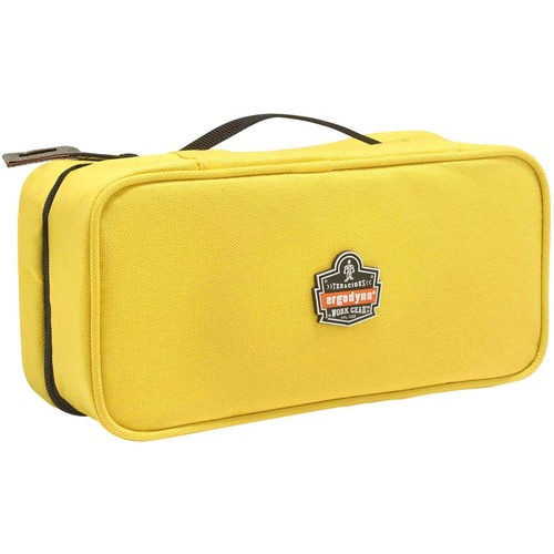 Ergodyne Arsenal 5875 Carrying Case Tools, Accessories, ID Card, Business Card, Label - Yellow - Water Resistant - 600D Polyester Body - 3.5" Height x 4.5" Width x 10" Depth - Large Size - 1 Each