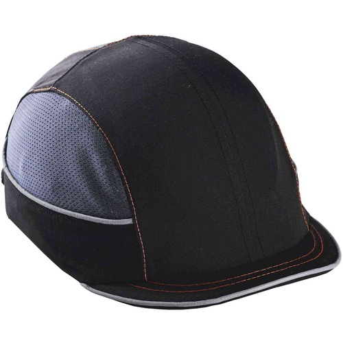 Skullerz 8950 Bump Cap Hat - Recommended for: Industrial, Mechanic, Factory, Home, Baggage Handling - Bump, Scrape, Head Protection - Black - Comfortable, Impact Resistant, Machine Washable, Removable - 1 Each