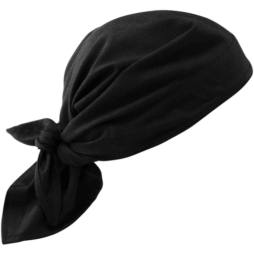 Chill-Its 6710 Evaporative Cooling Hat - 24 / Carton - Black - Acrylic, Polymer