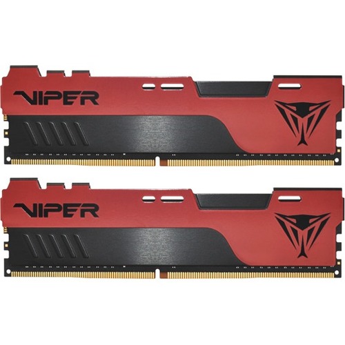 Patriot Memory Viper Elite II DDR4 16GB (2 x 8GB) 3200MHz Kit - For Desktop PC - 16 GB (2 x 8GB) - DDR4-3200/PC4-25600 DDR4 SDRAM - 3200 MHz - CL18 - 1.35 V - Retail - Non-ECC - Unbuffered, Unregistered - 288-pin - DIMM - Lifetime Warranty