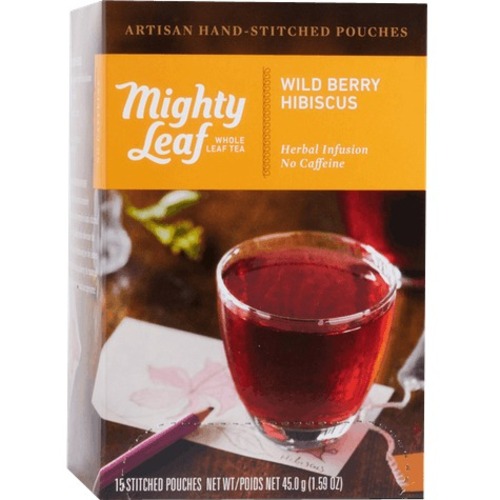 Mighty Leaf Wild Berry Hibiscus Pouch - 1.6 oz - 15 / Box