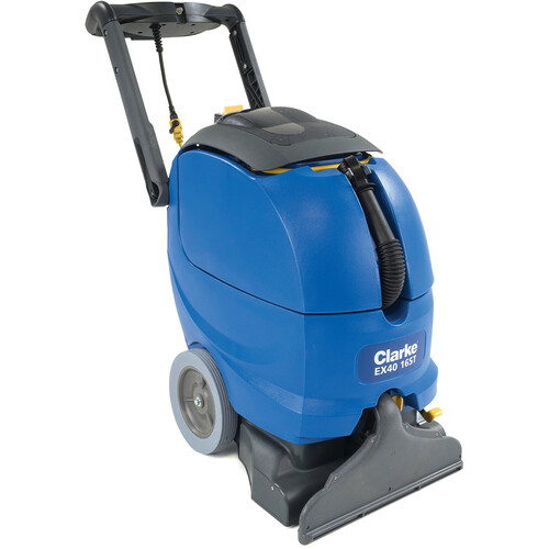 Clarke - EX40 carpet extractor - 16 inch cleaning path - 9 gallon tanks - Deep carpet cleaning