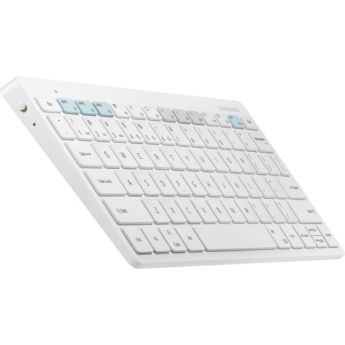 Samsung Smart Keyboard Trio 500, White - Wireless Connectivity - Bluetooth - Smartphone, Tablet - AAA Battery Size Supported - White