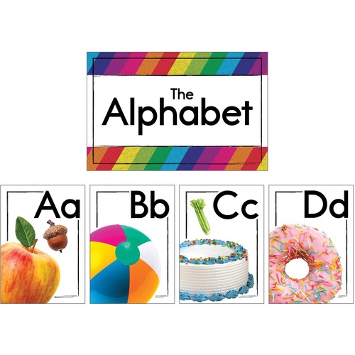 Photographic Alphabet Bulletin Board Set Grade K-2 - Bulletin Board Sets - CDP110517