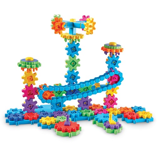 Learning Resources Gears! Gears! Gears! Mega Makers - Skill Learning: Robot, Vehicle, Building, STEM - 225 Pieces