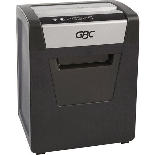 GBC ShredMaster High Security Home Shredder, SM10-06, Micro-Cut, 10 Sheets - Non-continuous Shredder - Micro Cut - 10 Per Pass - for shredding Paper Clip, Staples, Paper - 0.1" x 0.5" Shred Size - P-5 - 2 Hour Run Time - 22.71 L Wastebin Capacity - Black, = GBC1758499F