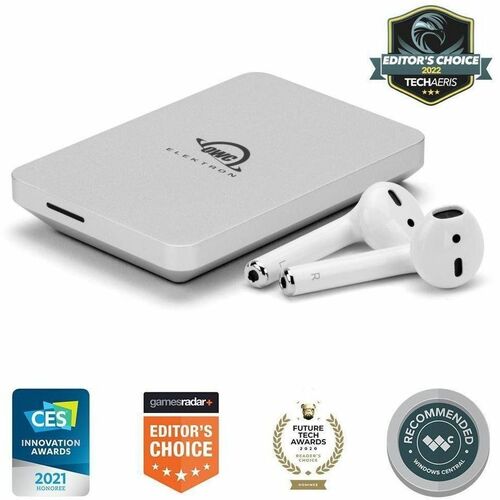 OWC Envoy Pro Elektron 2 TB Portable Rugged Solid State Drive - M.2 2242 External - PCI Express NVMe - Silver - MAC, Gaming Console, Tablet PC Device Supported - USB 3.2 (Gen 2) Type C - 1011 MB/s Maximum Read Transfer Rate - 1 Pack