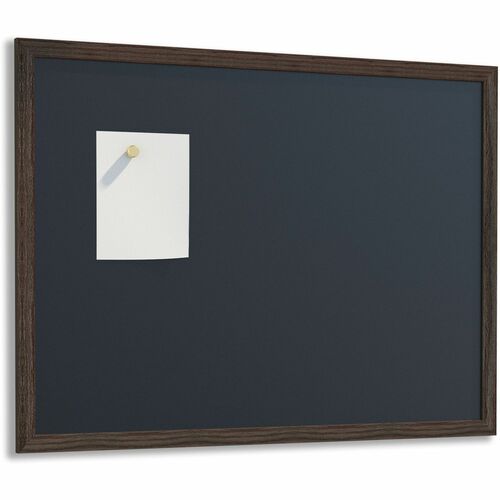 U Brands Decor Magnetic Chalkboard - 47" Width x 35" Height - Rustic Wood Frame - Horizontal/Vertical - 1 Each