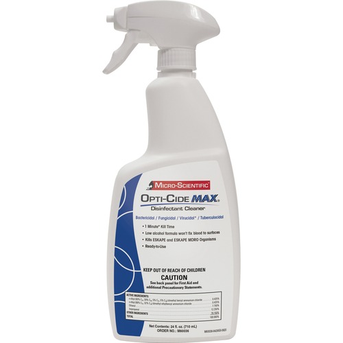 Weiman Opti-Cide Max Disinfectant Spray - Spray - 24 fl oz (0.8 quart) - Spray Bottle - 1 / Pack