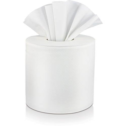Solaris Paper Livi VPG Select Center Pull Towel - 2 Ply - 7.40" x 10.90" - White - 6 Rolls Per Container - 660 Per - 1 / Carton