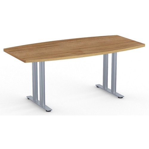 Special-T Sienna Conference Table Component - For - Table TopRiver Cherry Boat Top - T-shaped Base - 72" Table Top Length x 36" Table Top Width - 29" Height - Assembly Required - High Pressure Laminate (HPL) Top Material - 1 Each