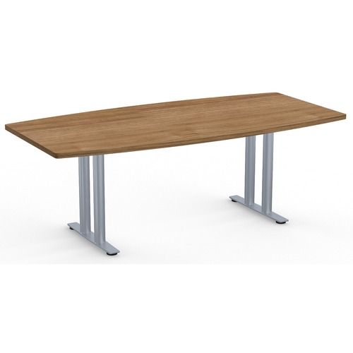 Special-T Sienna Conference Table Component - For - Table TopRiver Cherry Boat Top - T-shaped Base - 84" Table Top Length x 42" Table Top Width - 29" Height - Assembly Required - High Pressure Laminate (HPL) - 1 Each
