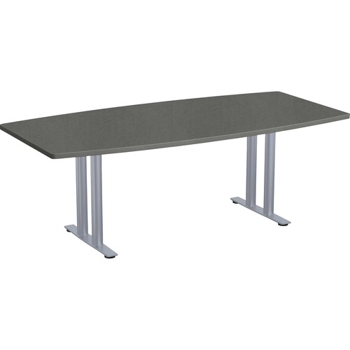 Special-T Sienna Conference Table Component - Steel Mesh Boat Top - T-shaped Base - 84" Table Top Length x 42" Table Top Width - 29" Height - Assembly Required - High Pressure Laminate (HPL) - 1 Each