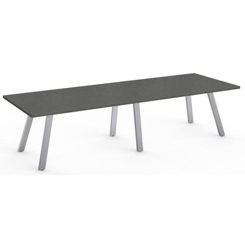 Special-T AIM XL Conference Table - Steel Mesh Top - Dual Pitched Base - 108" Table Top Length x 42" Table Top Width - 29" Height - Assembly Required - High Pressure Laminate (HPL) Top Material - 1 Each