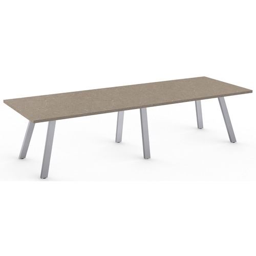 Special-T AIM XL Conference Table - Evening Tigris Top - Dual Pitched Base - 10 ft Table Top Length x 42" Table Top Width - 29" Height - Assembly Required - High Pressure Laminate (HPL) Top Material - 1 Each