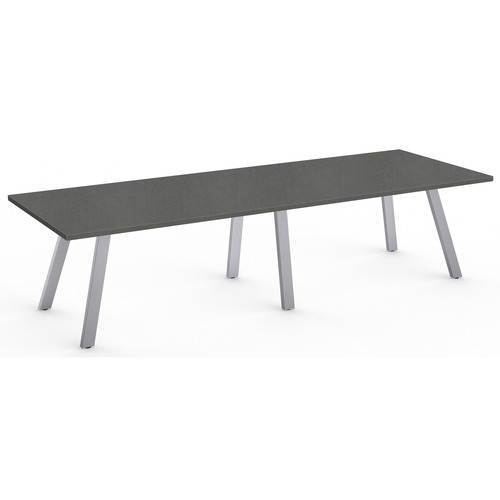 Special-T AIM XL Conference Table - For - Table TopSteel Mesh Top - Dual Pitched Base - 10 ft Table Top Length x 42" Table Top Width - 29" Height - Assembly Required - High Pressure Laminate (HPL) Top Material - 1 Each