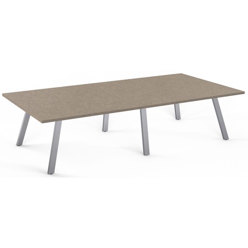Special-T AIM XL Conference Table - Evening Tigris Top - Dual Pitched Base - 108" Table Top Length x 60" Table Top Width - 29" Height - Assembly Required - High Pressure Laminate (HPL) Top Material - 1 Each