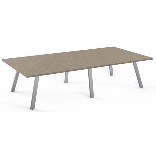 Special-T AIM XL Conference Table - Evening Tigris Top - Dual Pitched Base - 10 ft Table Top Length x 60" Table Top Width - 29" Height - Assembly Required - High Pressure Laminate (HPL) Top Material - 1 Each