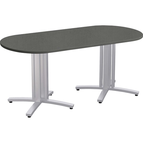 Special-T Structure 4X Conference Table - Steel Mesh Racetrack Top - Powder Coated Base - 72" Table Top Length x 36" Table Top Width x 1.25" Table Top Thickness - 29" Height - Assembly Required - High Pressure Laminate (HPL), Particleboard Top Material - 