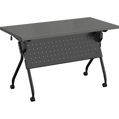 Special-T Transform-2 Flip & Nest Table - For - Table TopSteel Mesh Rectangle Top - Black Cross Beam Base - 112 lb Capacity x 48" Table Top Width x 24" Table Top Depth x 1.25" Table Top Thickness - 30" Height - Assembly Required - Steel - High Pressure La