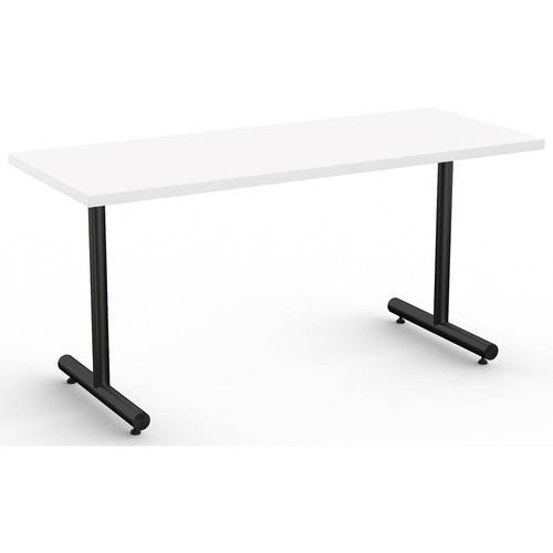 Special-T Kingston Training Table Component - For - Table TopWhite Rectangle Top - Black T-shaped Base - 60" Table Top Length x 24" Table Top Width - 29" Height - Assembly Required - Thermofused Laminate (TFL) Top Material - 1 Each