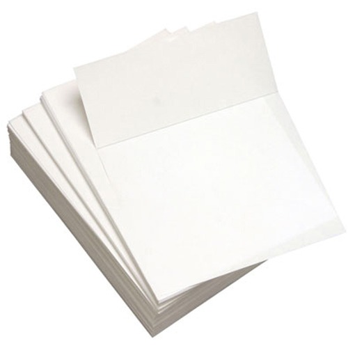 Lettermark Punched & Perforated Papers with Perforations 3-2/3" from the Bottom - White - 92 Brightness - Letter - 8 1/2" x 11" - 20 lb Basis Weight - 75 g/m² Grammage - Sustainable Forestry Initiative (SFI) - ColorLok Technology, Micro Perforated, A