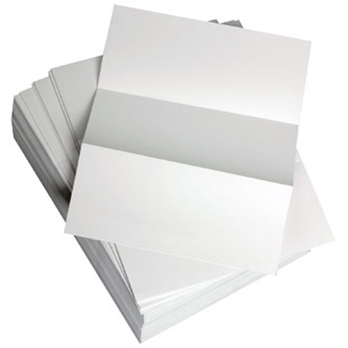 Lettermark Punched & Perforated Papers with Perforations every 3-2/3" - White - 92 Brightness - Letter - 8 1/2" x 11" - 20 lb Basis Weight - 75 g/m² Grammage - 2500 / Carton - 2500 Sheets - 500 Sheets per Ream - Sustainable Forestry Initiative (SFI) 