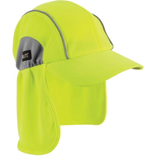 Chill-Its 6650 High-Performance Hat with Neck Shade - Lime
