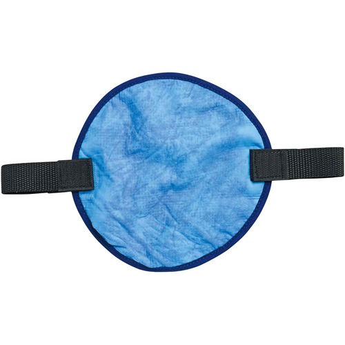 Chill-Its 6715CT Evaporative Cooling Hard Hat Pad - 0.5" Width x 9.5" Height x 7" Length - 6 / Carton - Blue - Polyvinyl Alcohol (PVA)