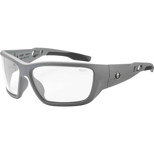 Picture of Skullerz BALDR Clear Lens Matte Gray Safety Glasses