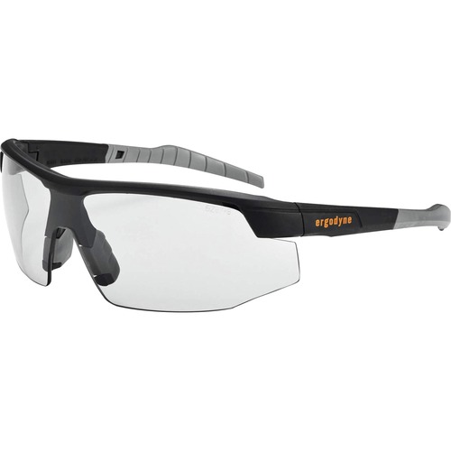 Skullerz SKOLL In/Outdoor Lens Matte Safety Glasses - Recommended for: Indoor/Outdoor, Construction, Carpentry, Woodworking, Landscaping, Boating, Skiing, Fishing, Hunting, Shooting, Sport - Eye Protection - Matte Black - Anti-fog, Anti-scratch, UV Resist