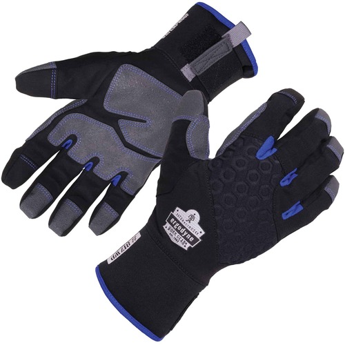 Ergodyne ProFlex 817WP Reinforced Thermal Waterproof Winter Work Gloves - Thermal Protection - Medium Size - Black - Touchscreen Capable - Reinforced, Water Proof, Machine Washable, Windproof, Weather Resistant, Breathable, Cold Resistant, Moisture Resist