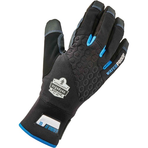 Ergodyne ProFlex 818WP Performance Thermal Waterproof Winter Work Gloves - Thermal Protection - Small Size - Black - Touchscreen Capable - Water Proof, Machine Washable, Windproof, Weather Resistant, Breathable, Cold Resistant, Moisture Resistant, Durable