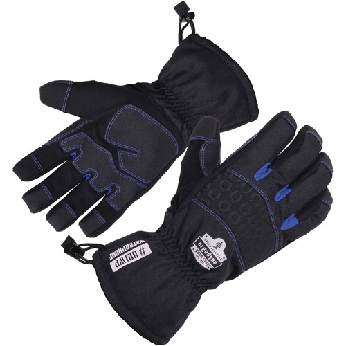 Ergodyne ProFlex 819WP Extreme Thermal Waterproof Winter Work Gloves - Thermal Protection - Small Size - Black - Touchscreen Capable - Weather Resistant, Water Proof, Rugged, Moisture Resistant, Wind Resistant, Durable, Machine Washable, Reinforced Finger