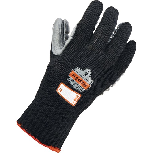 Ergodyne ProFlex 9000 Lightweight Anti-Vibration Gloves - Medium Size - Black - Anti-Vibration, Lightweight, Breathable, Seamless, Flexible, Comfortable, Pre-curved Design, Secure Fit, Dirt Resistant, Padded Palm - 1 - 3.50" Thickness - 13.50" Glove Lengt